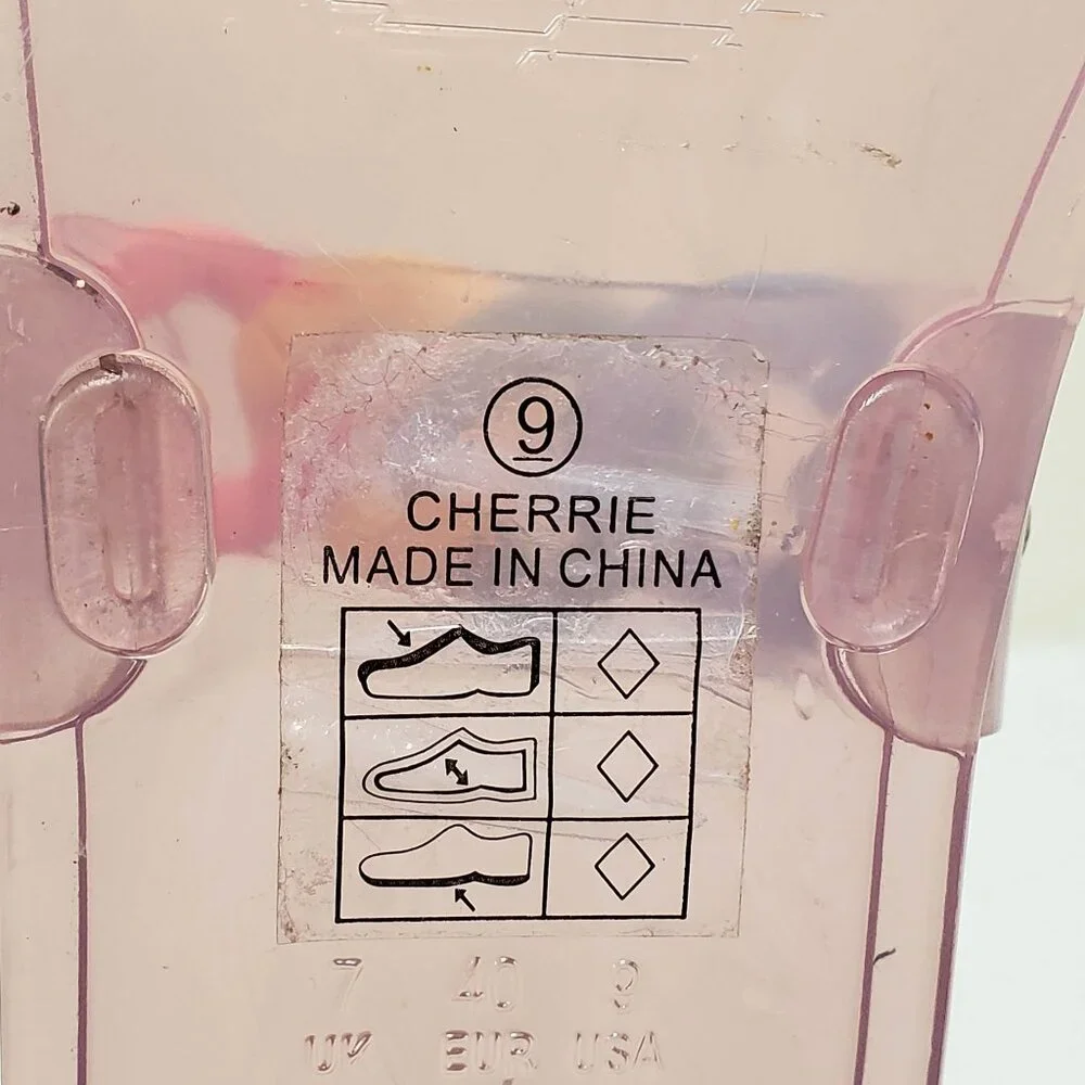 Nicole Miller Womens Pink Jelly Cherrie Sandals Size 9 - Picture 6 of 8